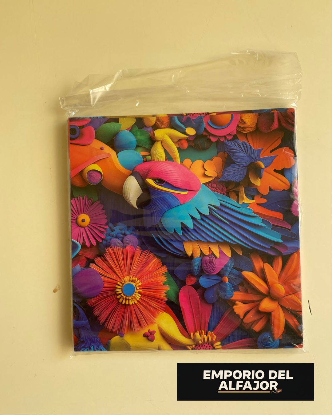 Papel con diseño de Alfajor 15x15 cm