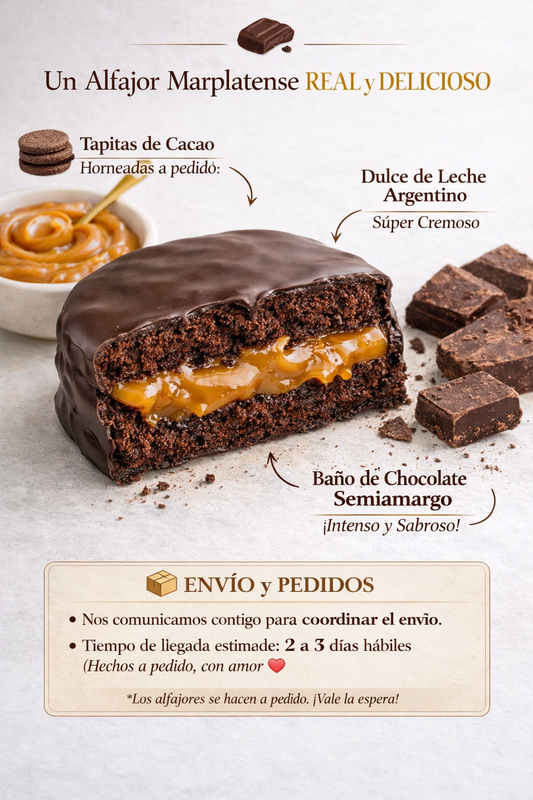 Caja de Alfajores Artesanales Premium (Envío Gratis)