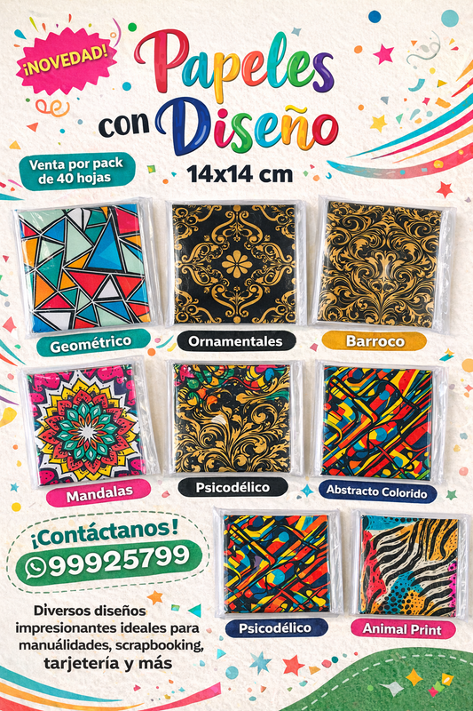 Papel con diseño de Alfajor