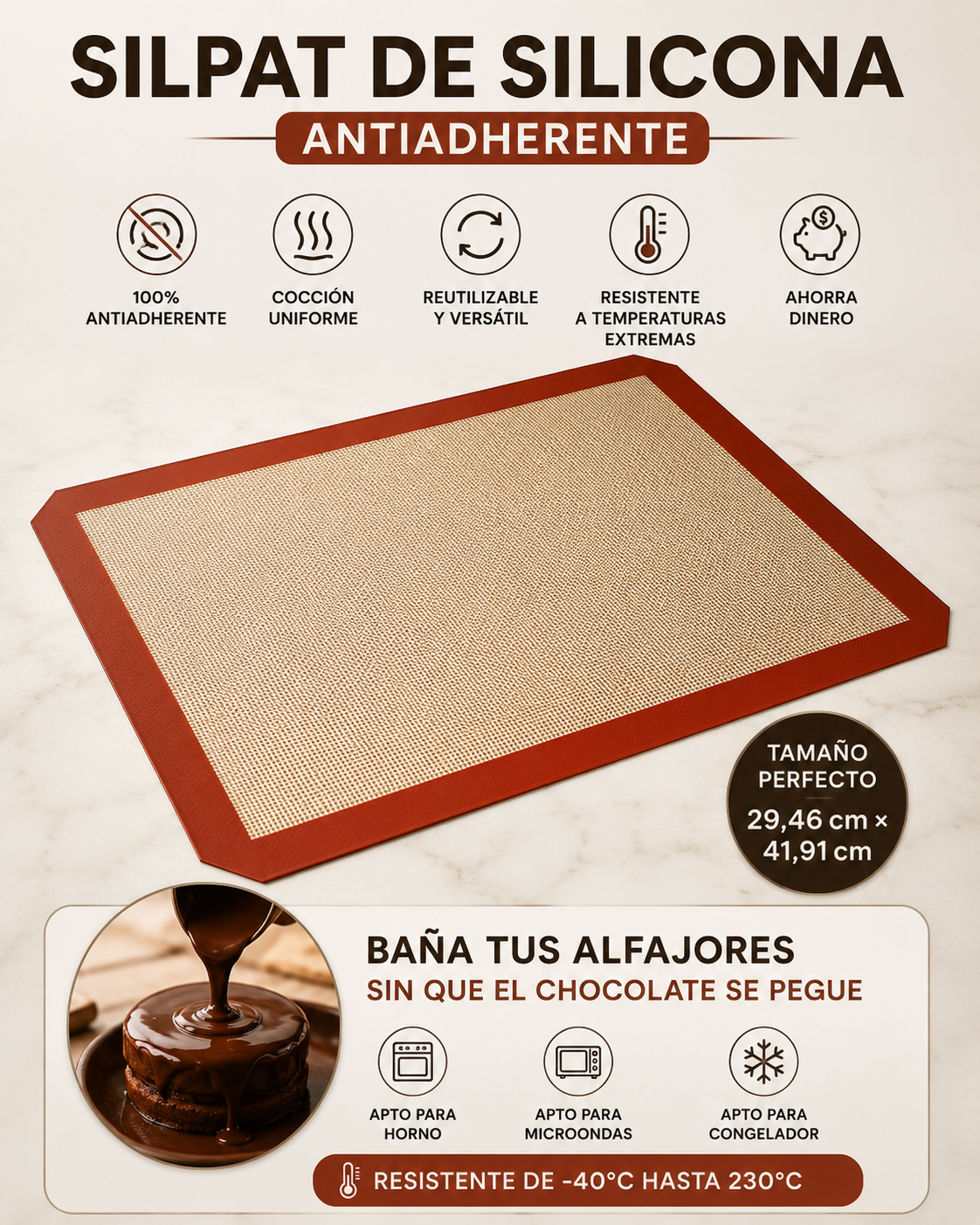 Tapete de Silicona Silpat