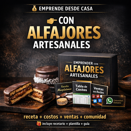 Aprende a hacer alfajores artesanales y empieza a vender desde casa