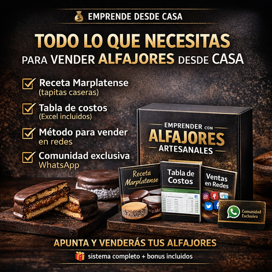 Aprende a hacer alfajores artesanales y empieza a vender desde casa