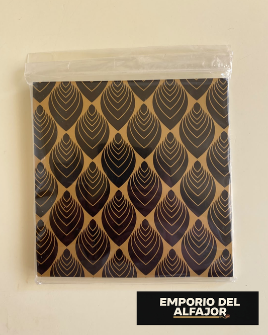 Papel con diseño de Alfajor 15x15 cm