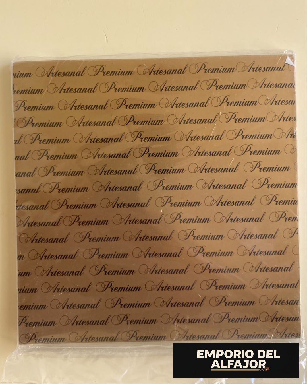 Papel con diseño de Alfajor 15x15 cm
