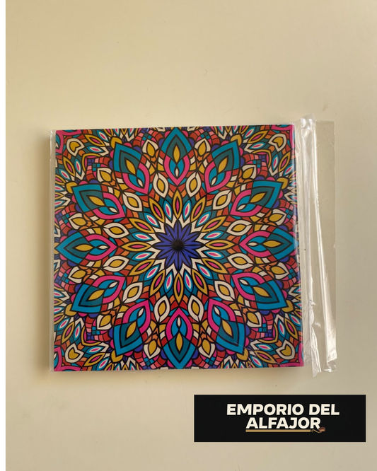 Papel con diseño de Alfajor 15x15 cm